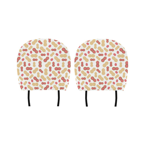 Peanut Theme Pattern Car Headrest Cover