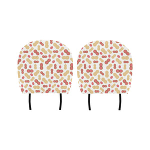 Peanut Theme Pattern Car Headrest Cover