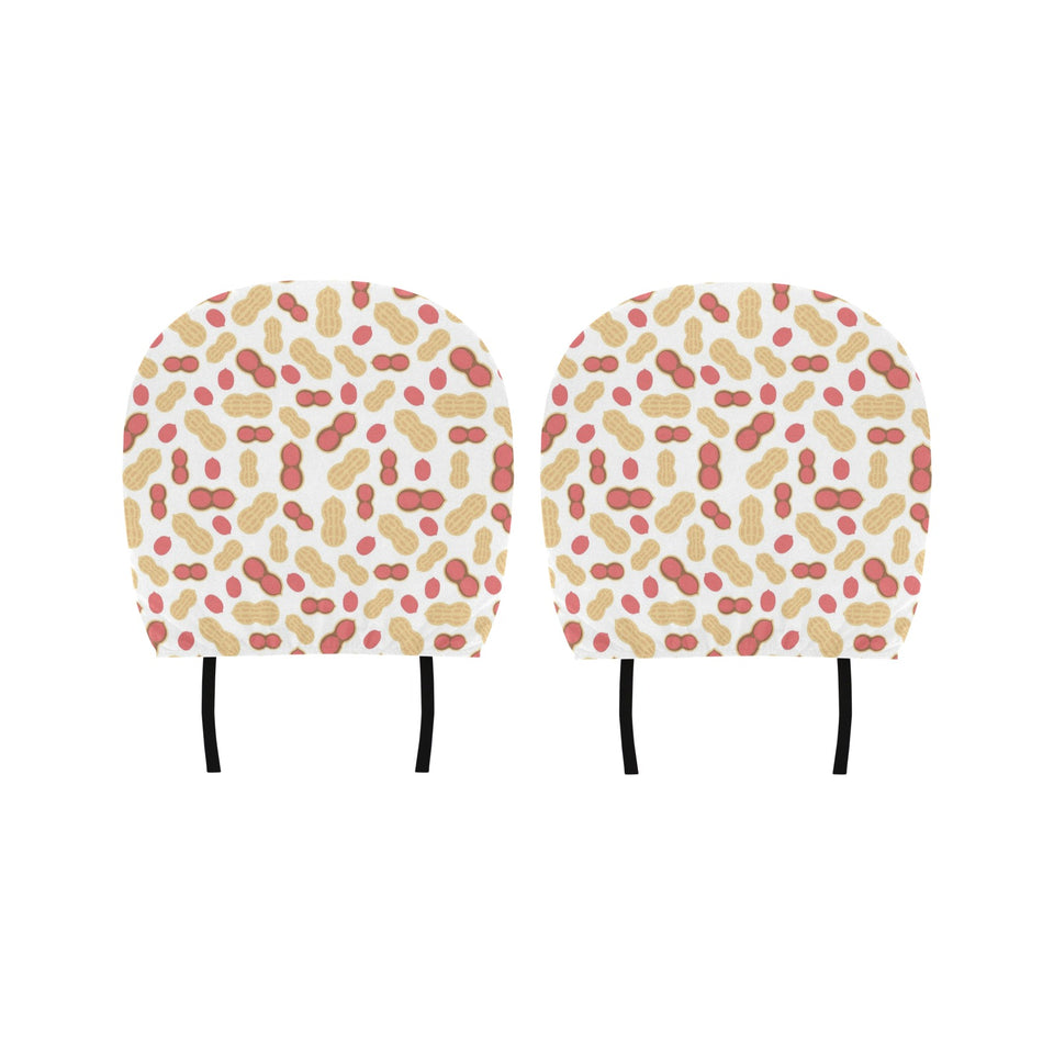 Peanut Theme Pattern Car Headrest Cover