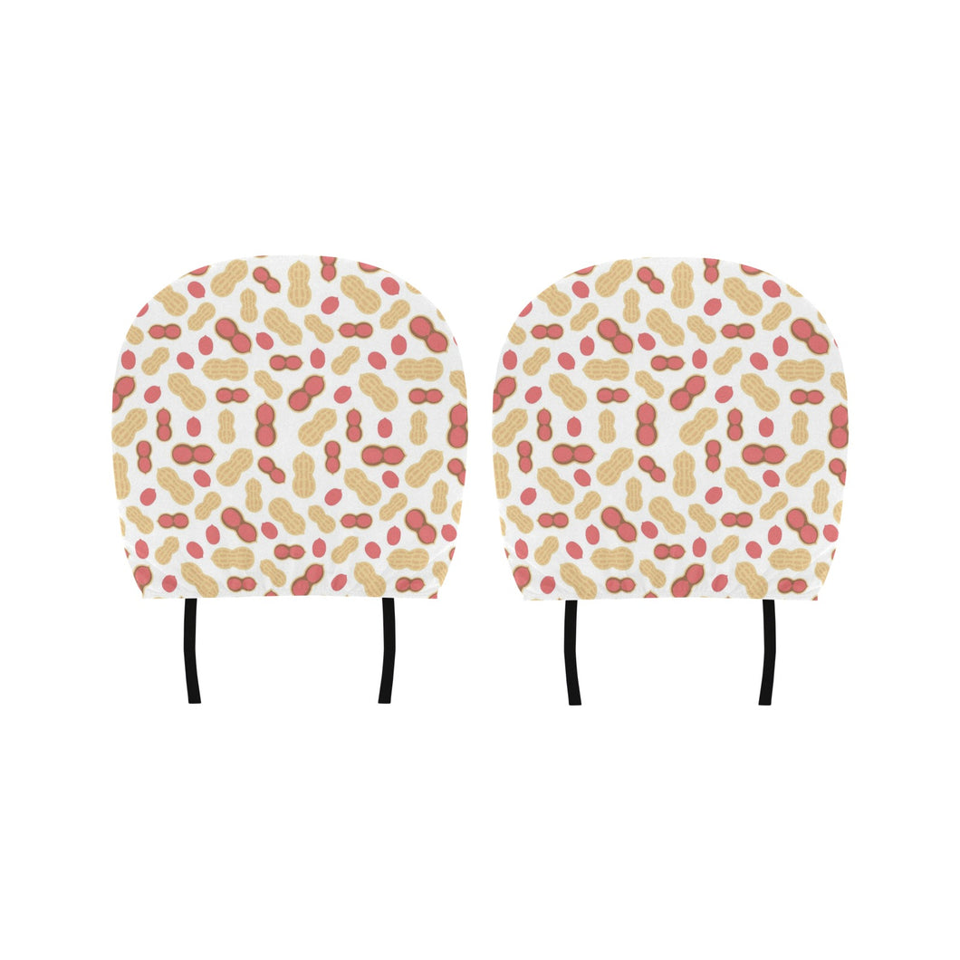 Peanut Theme Pattern Car Headrest Cover