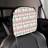 Flamingo Pattern Car Headrest Cover