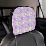 Unicorn Heart Pattern Car Headrest Cover