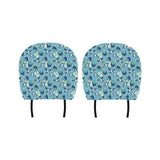 Swallow Pattern Print Design 05 Car Headrest Cover