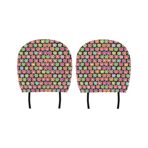 Colorful Apple Pattern Car Headrest Cover