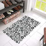 Gear Pattern Print Design 01 Doormat