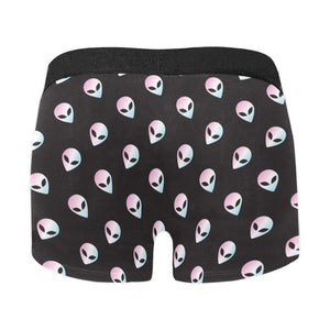 Alien Pattern Print Design 04 Men's All Over Print Boxer Briefs Men's Underwear
