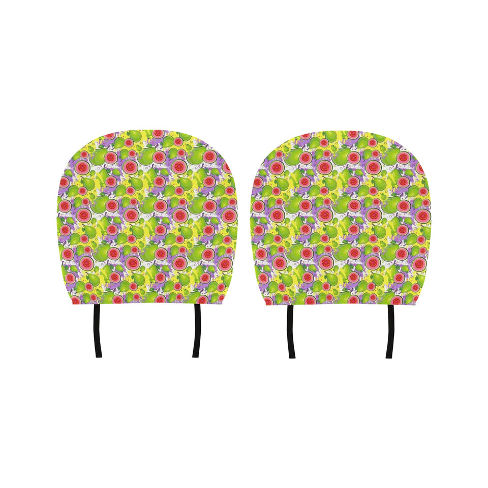 Guava Pattern Car Headrest Cover