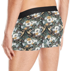 Hummingbird Pattern Print Design 05 Men's All Over Print Boxer Briefs Men's Underwear