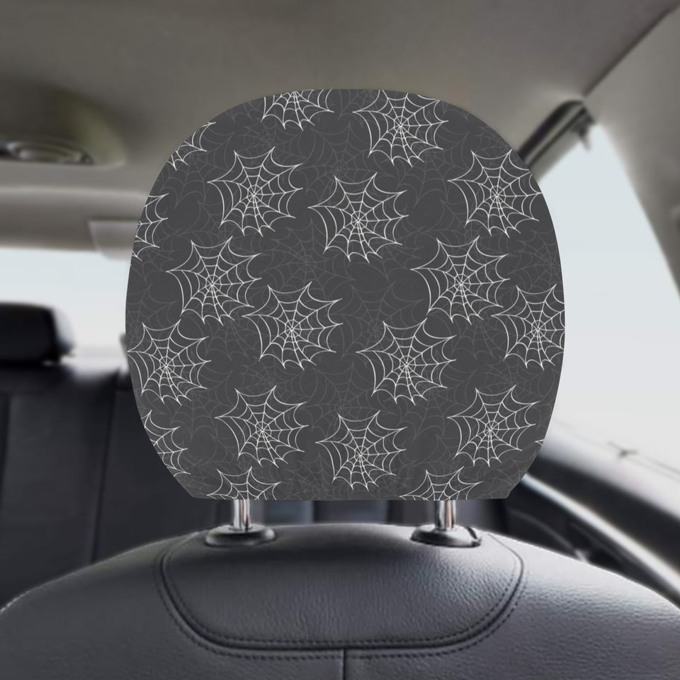 Cobweb Spider Web Pattern Car Headrest Cover