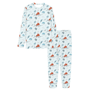 Swordfish Pattern Print Design 03 Women's All Over Print Pajama Set