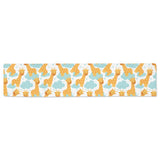 Giraffe Pattern Print Design 05 Table Runner