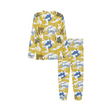 Greyhound Pattern Print Design 02 Kids' Boys' Girls' All Over Print Pajama Set