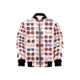 Sun Glasses Pattern Print Design 04 Kids' Boys' Girls' Bomber Jacket