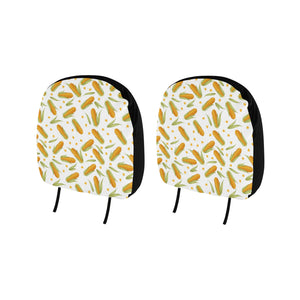 Corn Pattern Print Design 04 Car Headrest Cover