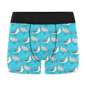 Seagull Pattern Print Design 02 Men's All Over Print Boxer Briefs Men's Underwear