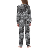 Dice Pattern Print Design 05 Kids' Boys' Girls' All Over Print Pajama Set