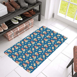 Popcorn Pattern Print Design 03 Doormat