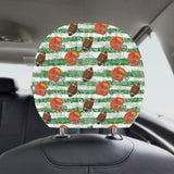 American Football Ball Helmet Pattern Car Headrest Cover