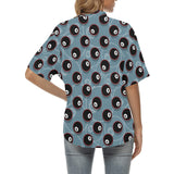 Billiard Ball Pattern Print Design 01 Women's All Over Print Hawaiian Shirt