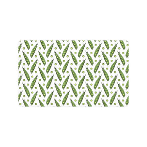 Green Peas Pattern Print Design 03 Doormat