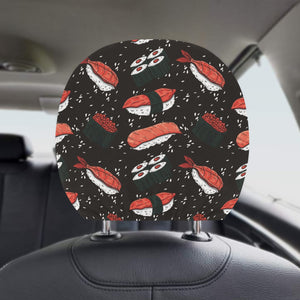 Sushi Theme Pattern Car Headrest Cover