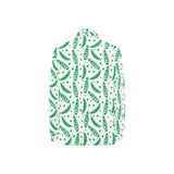 Green Peas Pattern Print Design 01 Women's Long Sleeve Polo Shirt