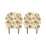 Cake Pattern Car Headrest Cover