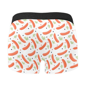 Sausage Pattern Print Design 03 Men's All Over Print Boxer Briefs Men's Underwear