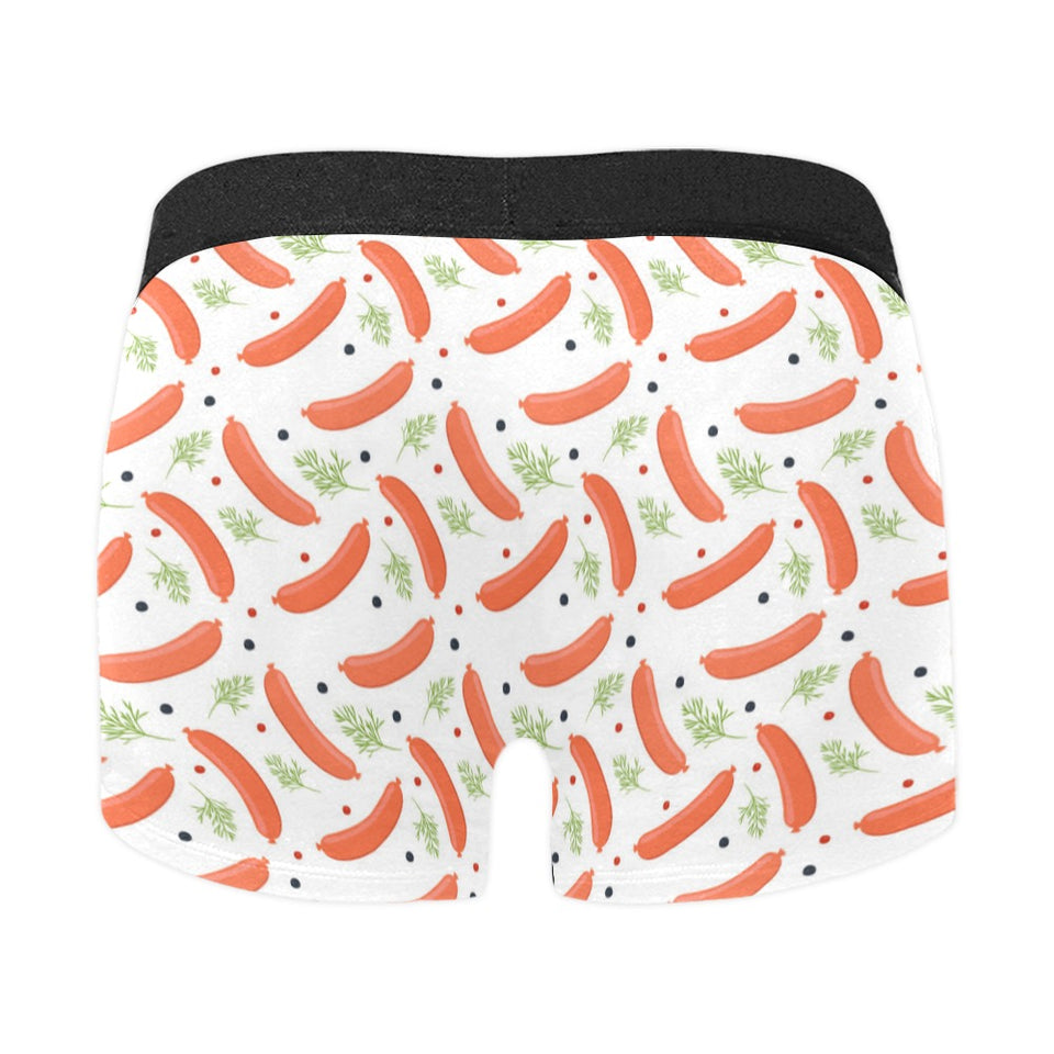 Sausage Pattern Print Design 03 Men's All Over Print Boxer Briefs Men's Underwear