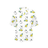 Bull Terrier Pattern Print Design 01 Women's All Over Print Hawaiian Shirt