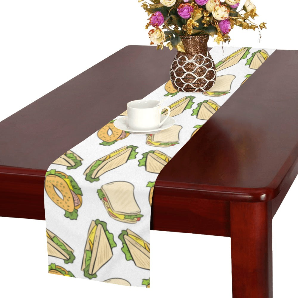 Sandwich Pattern Print Design 05 Table Runner