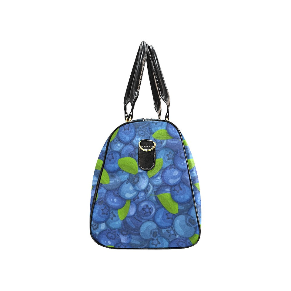 Blueberry Pattern Background Travel Bag