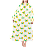 Horseshoes Pattern Print Design 03 Blanket Robe with Sleeves