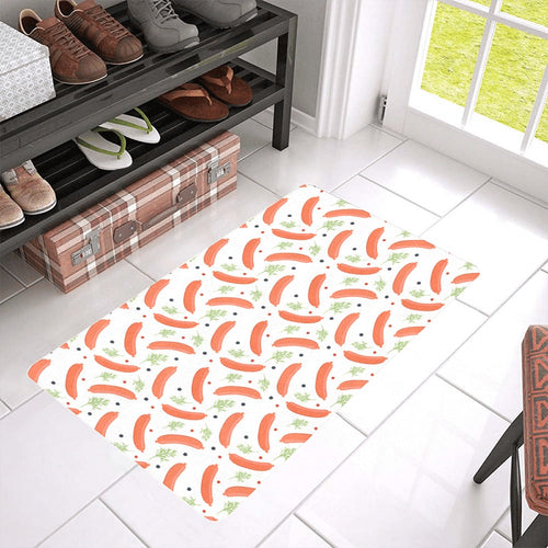 Sausage Pattern Print Design 03 Doormat