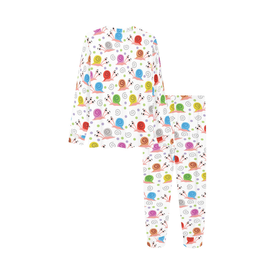 Snail Pattern Print Design 05 Kids' Boys' Girls' All Over Print Pajama Set