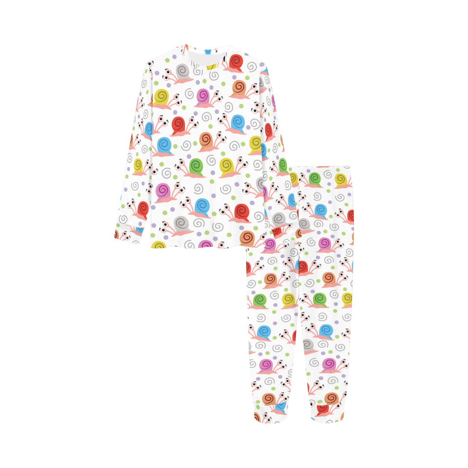 Snail Pattern Print Design 05 Kids' Boys' Girls' All Over Print Pajama Set