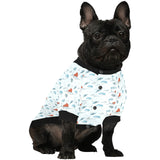 Swordfish Pattern Print Design 03 All Over Print Pet Dog Round Neck Fuzzy Shirt