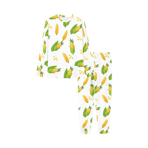 Corn Pattern Print Design 01 Kids' Boys' Girls' All Over Print Pajama Set