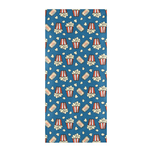 Popcorn Pattern Print Design 03 Beach Towel