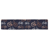 Bicycle Pattern Print Design 01 Table Runner