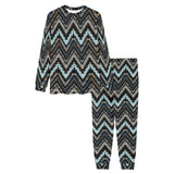 Zigzag Chevron African Afro Dashiki Adinkra Kente Men's All Over Print Pajama