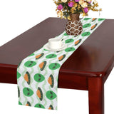 Alien Pattern Print Design 02 Table Runner