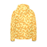 Potato Chips Pattern Print Design 04 Kids' Boys' Girls' Padded Hooded Jacket