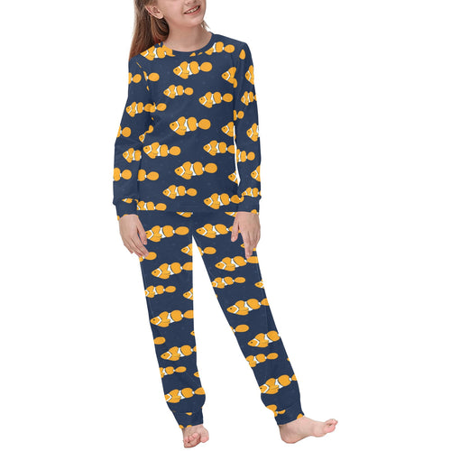 Clown Fish Pattern Print Design 01 Kids' Boys' Girls' All Over Print Pajama Set