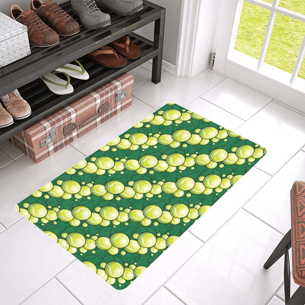 Tennis Pattern Print Design 04 Doormat