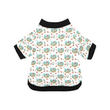 Goldfish Pattern Print Design 01 All Over Print Pet Dog Round Neck Fuzzy Shirt