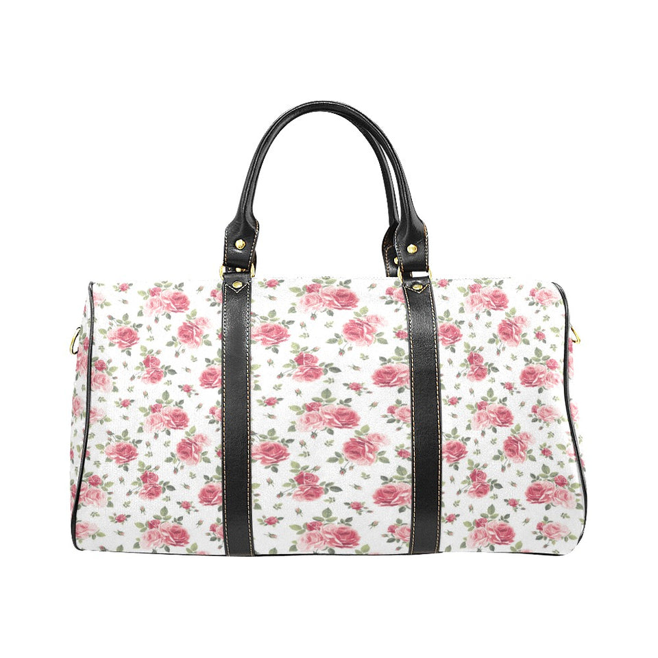 Rose Pattern Print Design 02 Travel Bag