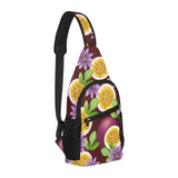 Passion Fruit Sliced Pattern All Over Print Chest Bag