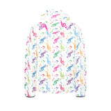 Music Notes Pattern Print Design 02 Kids' Boys' Girls' Padded Hooded Jacket