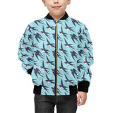 Swallow Pattern Print Design 01 Kids' Boys' Girls' Bomber Jacket